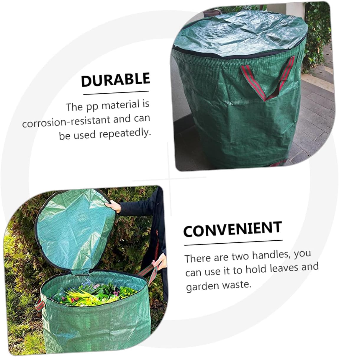 Leaf bag collapsible garbage bags (120L-500L)