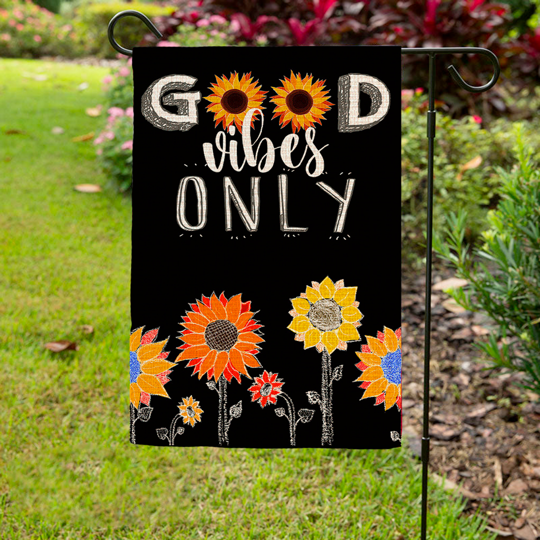 Linum Outdoor Courtyard Garden Flag - Double-Sided