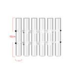 6/8 Test Tubes Flower Vases Plant Display Holder, DIY Shapeshifting Glass Test Cylinder Vase Kit