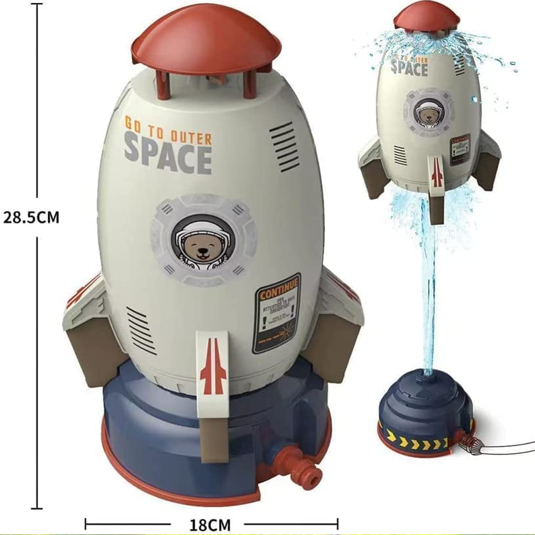 Water Spray Rotary Rocket(base interface + faucet interface + 3m water pipe included)