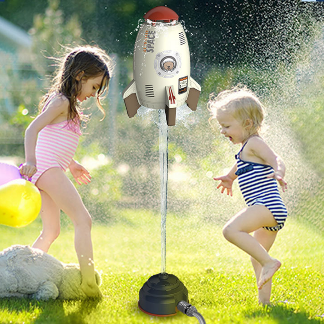 Water Spray Rotary Rocket(base interface + faucet interface + 3m water pipe included)