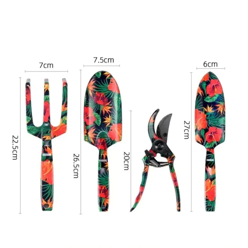 4Pcs Spade Decorative Garden Tool Set