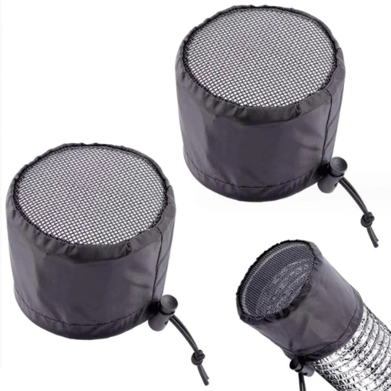 2 Pcs Grow Tents Vent Cover Duct Filter Vent Cover with Elastic Band for Plant Grow Tent Vent